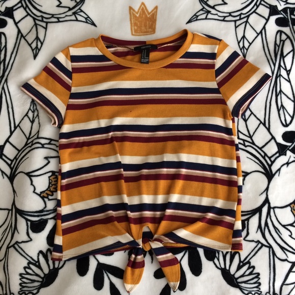 Sweater Knit Tie Front Top - Picture 1 of 3